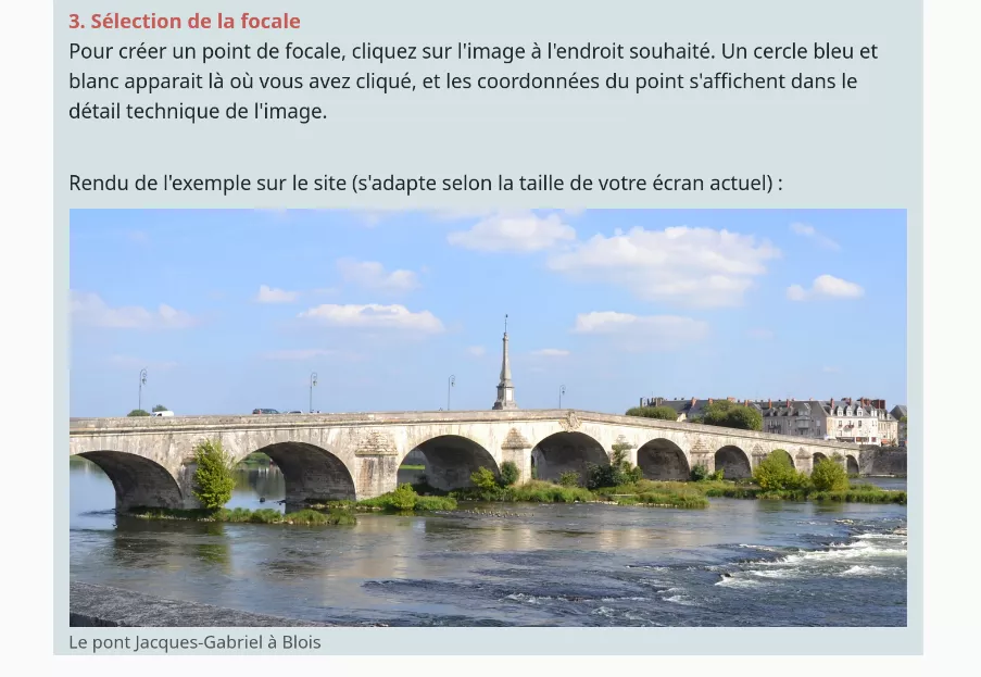 Exemple de rendu d'une image sur le site au format tablette